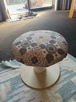 A groovy new DIY footstool