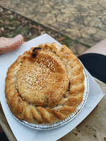 Pie time in Glenbrook, Blue Mountains