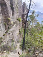 Stairs down from Perry's Lookdown, Blue Mountains